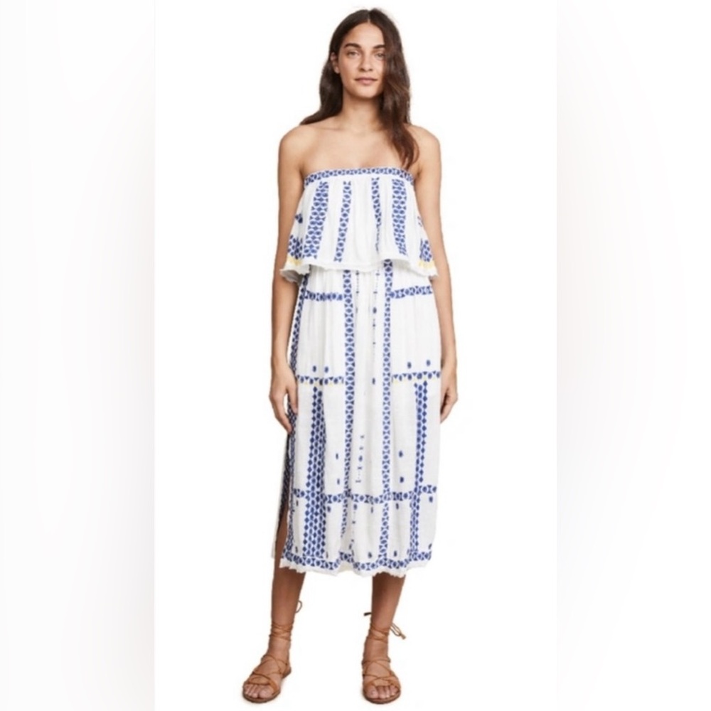 Free People Embroidered Wild Romance Dress OB811427 M - Picture 5 of 10